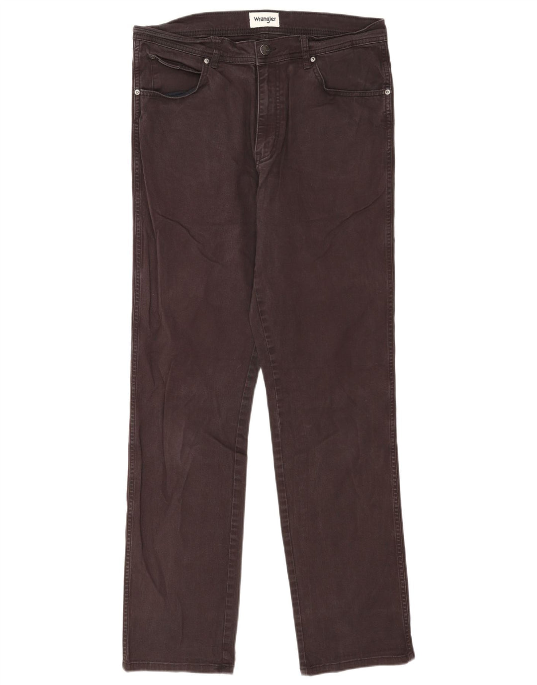 Wrangler Jean Droit Texas Homme W34 L34 Gris Coton