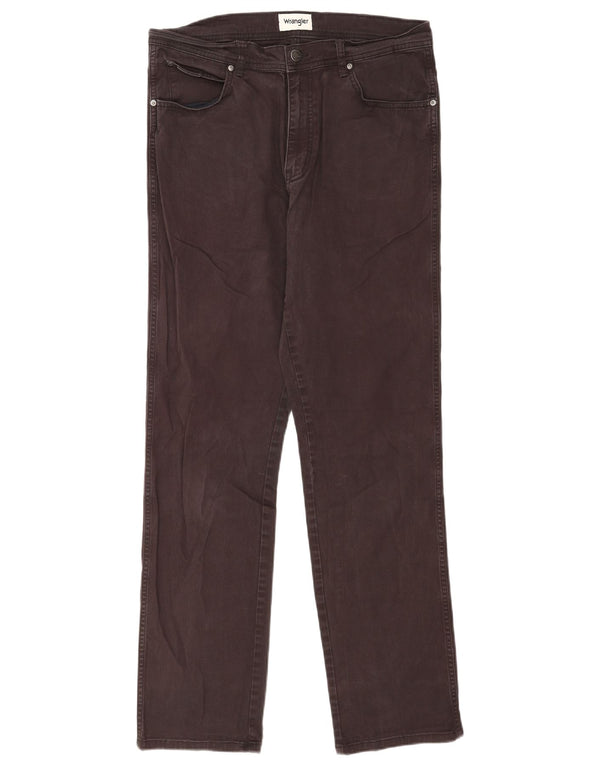 Wrangler Jean Droit Texas Homme W34 L34 Gris Coton