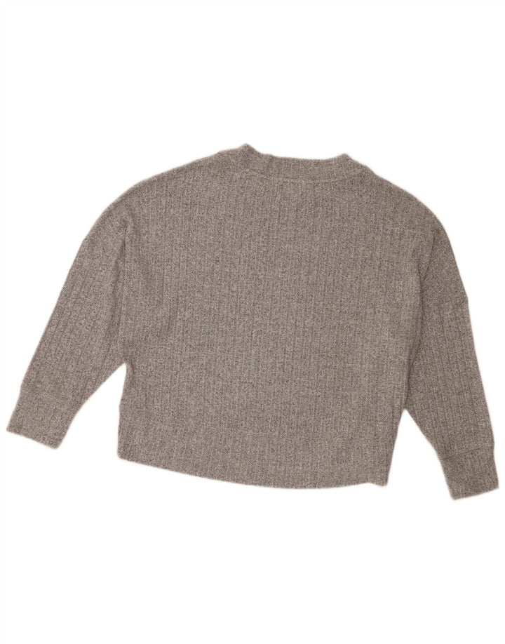 Marks & Spencer Pull ras du cou pour femme UK 10 Petit gris moucheté