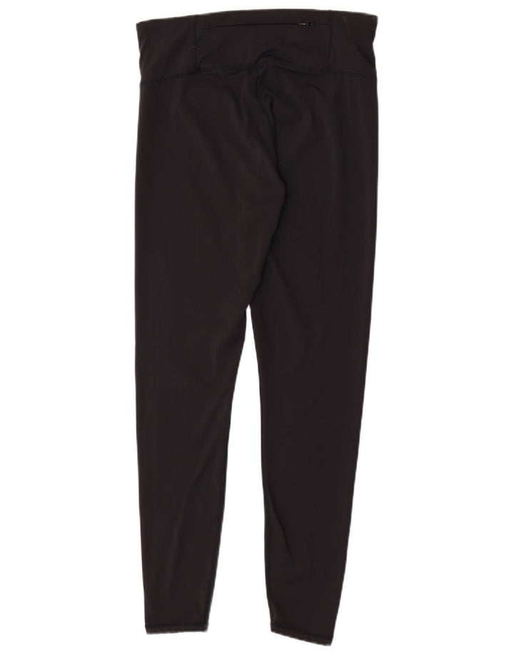 Superdry Leggings Graphiques Femme UK 14 Large Noir Polyester