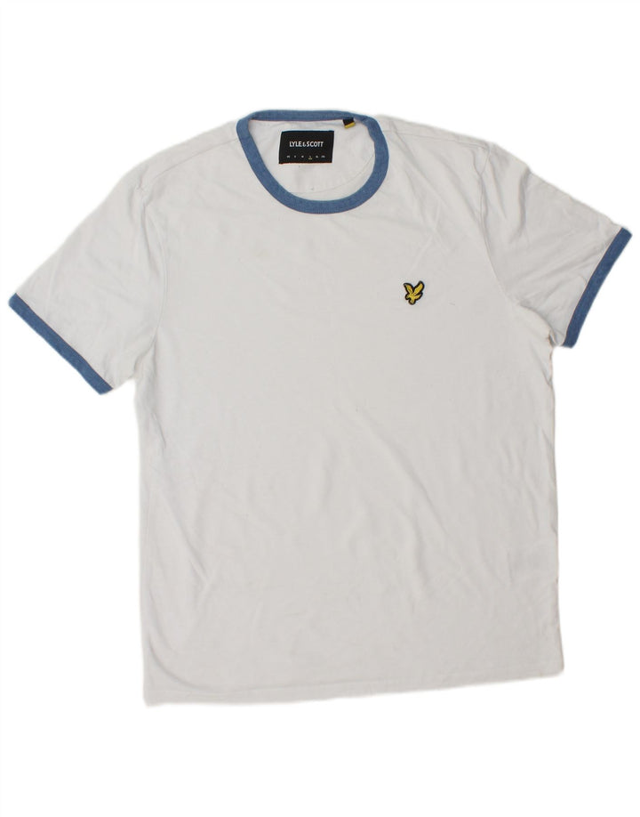 LYLE & SCOTT T-Shirt Homme Grand Blanc Coton