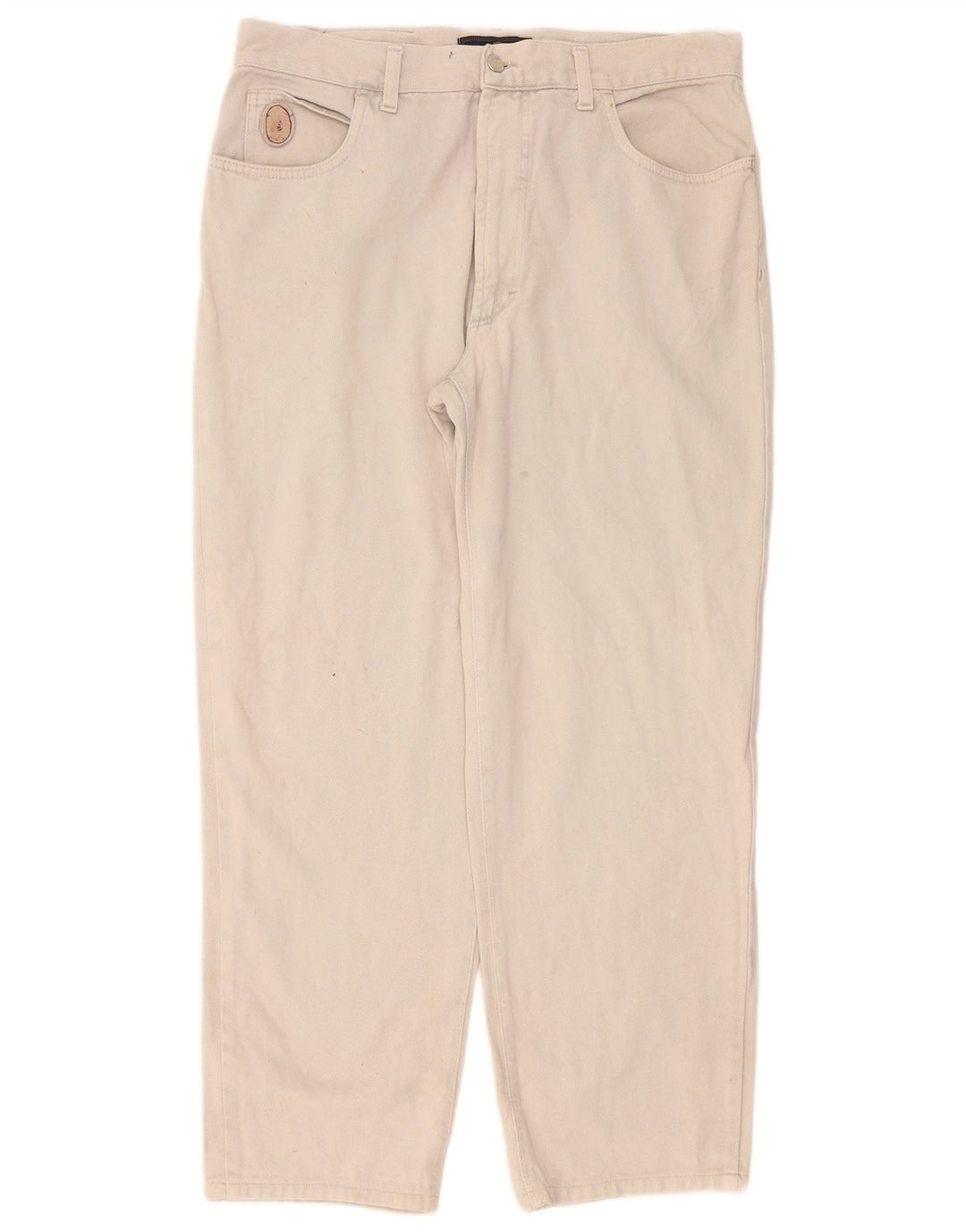 Trussardi Jean Fuselé W34 L29 Beige Homme