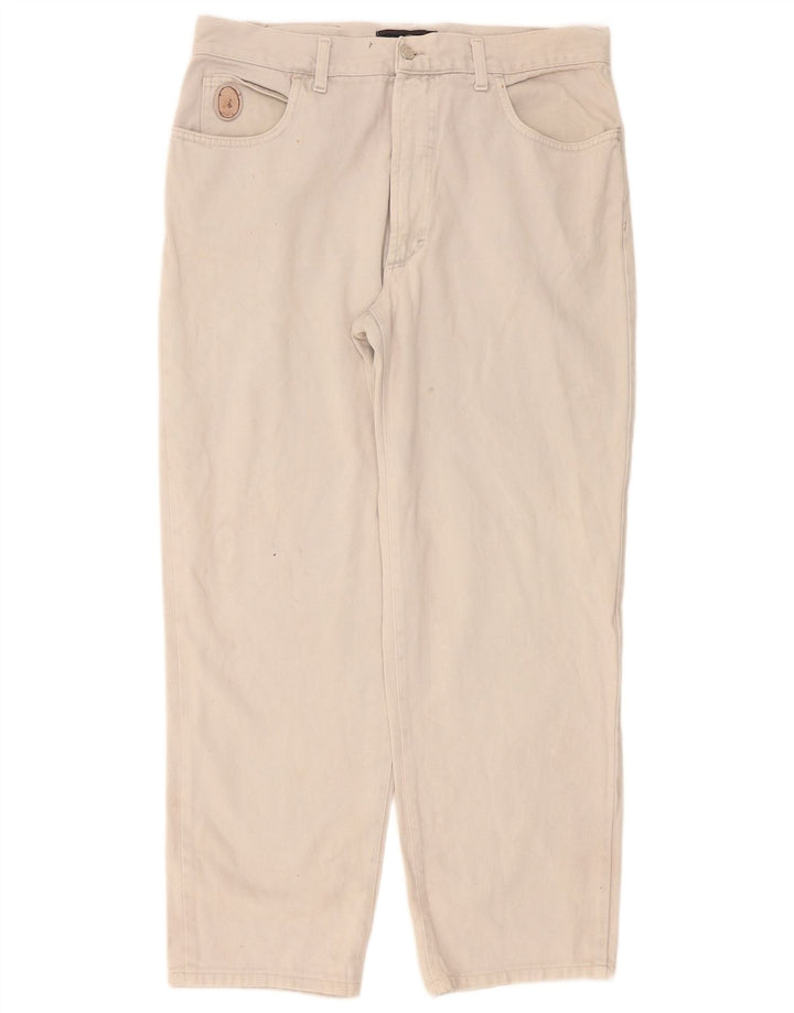 Trussardi Jean Fuselé W34 L29 Beige Homme
