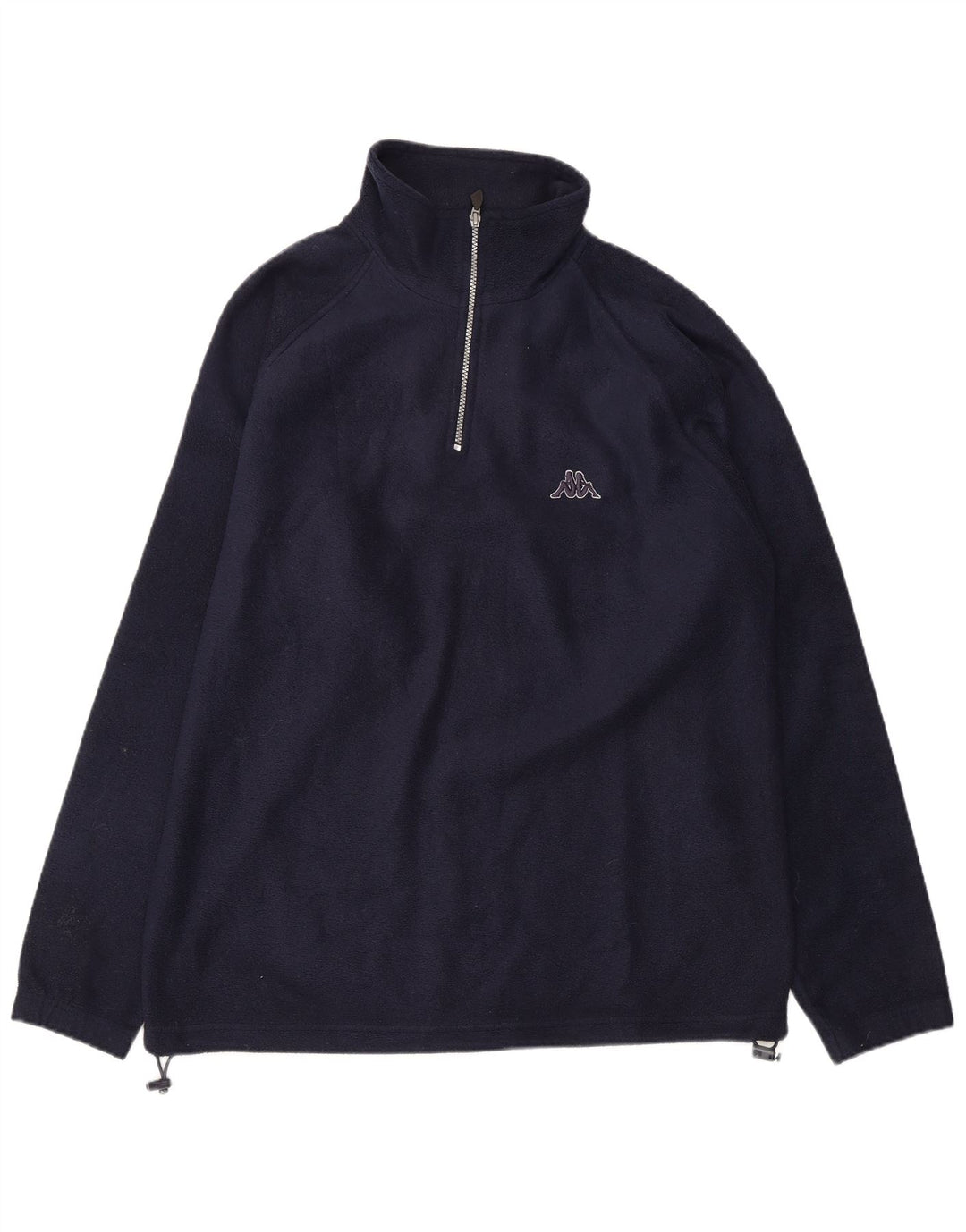 KAPPA Pull Polaire Col Zippé Homme Bleu Marine Moyen Polyester