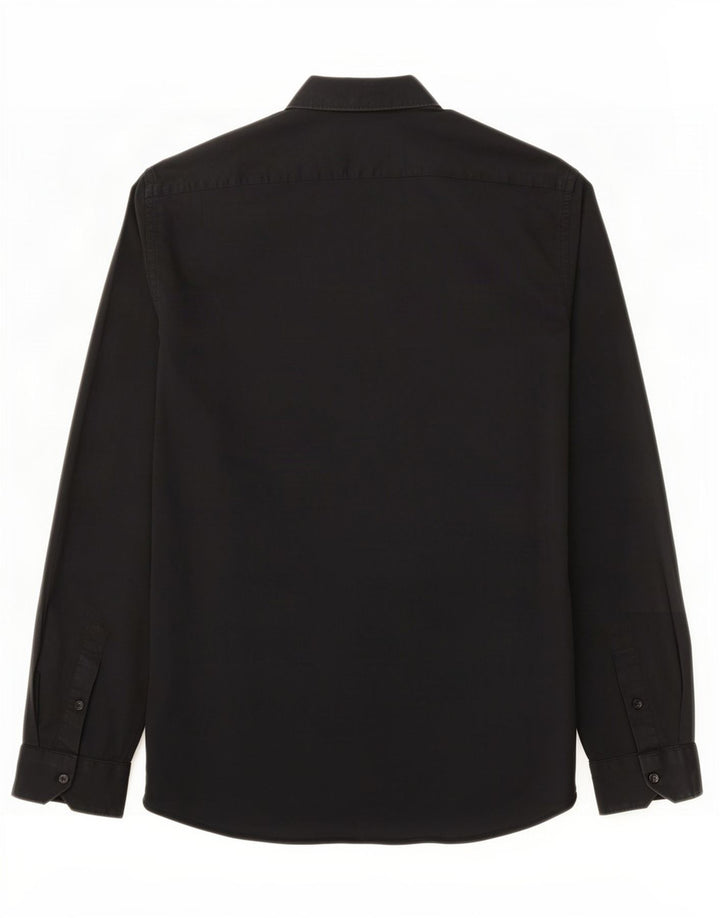 Zara Chemise Super Slim Fit Grand Coton Noir Homme
