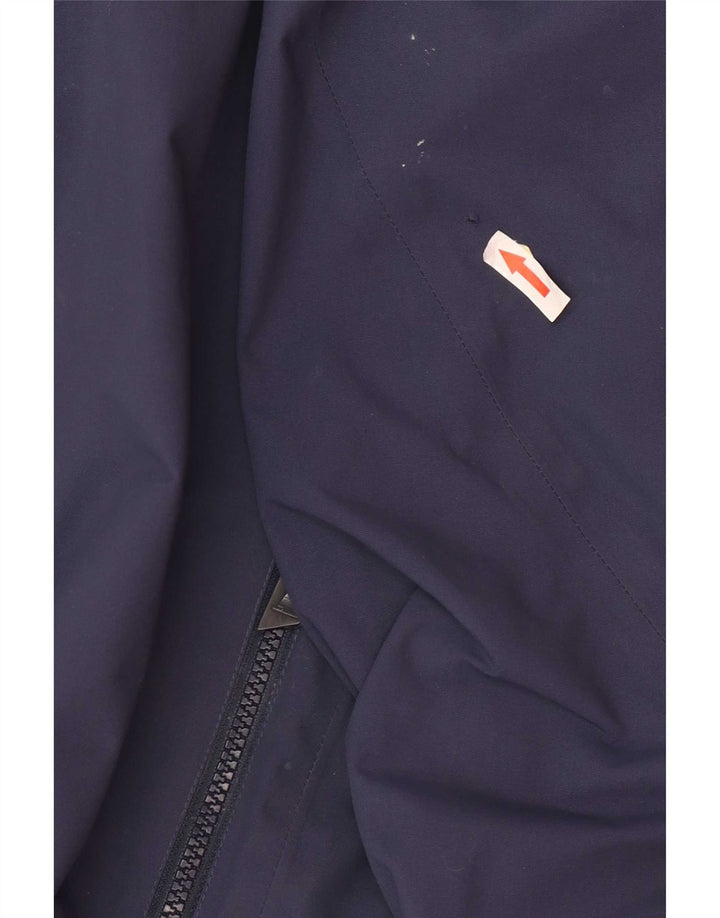 Musto Veste de pluie à capuche pour homme UK 40 Large Bleu marine Polyester
