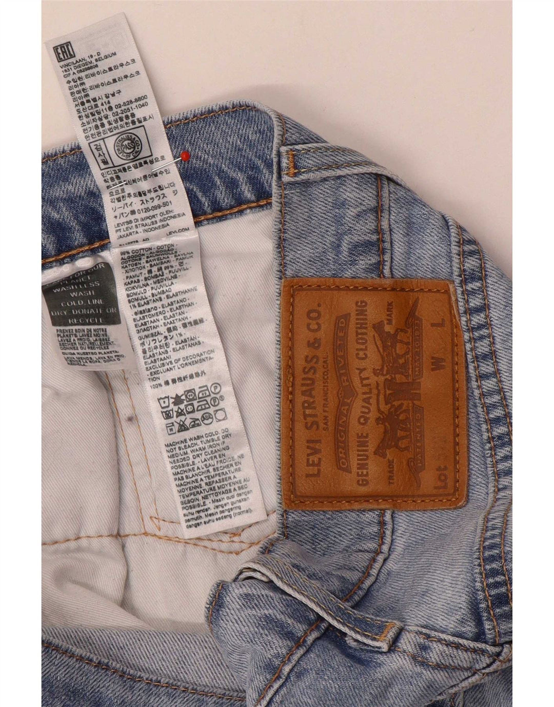 Levi's Jean Slim 511 Homme Bleu W30 L30 Coton