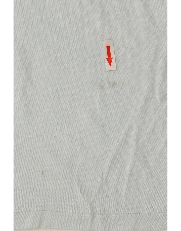 Zara T-Shirt Homme Haut Large Bleu