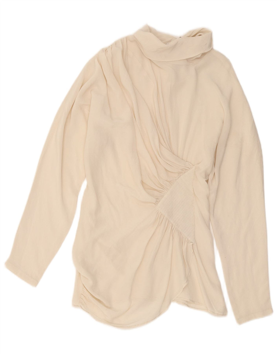 Pancaldi & B Chemisier Femme UK 10 Petite Soie Blanc Cassé