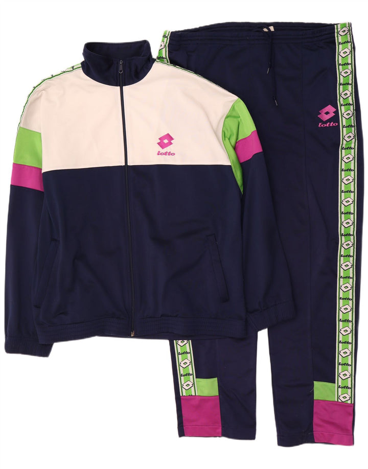 Lotto Survêtement Complet Homme XL Bleu Marine Colourblock