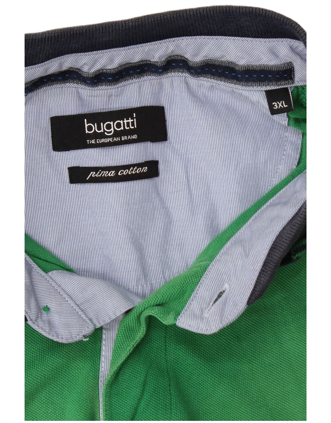 Bugatti Polo Homme 3XL Vert Coton