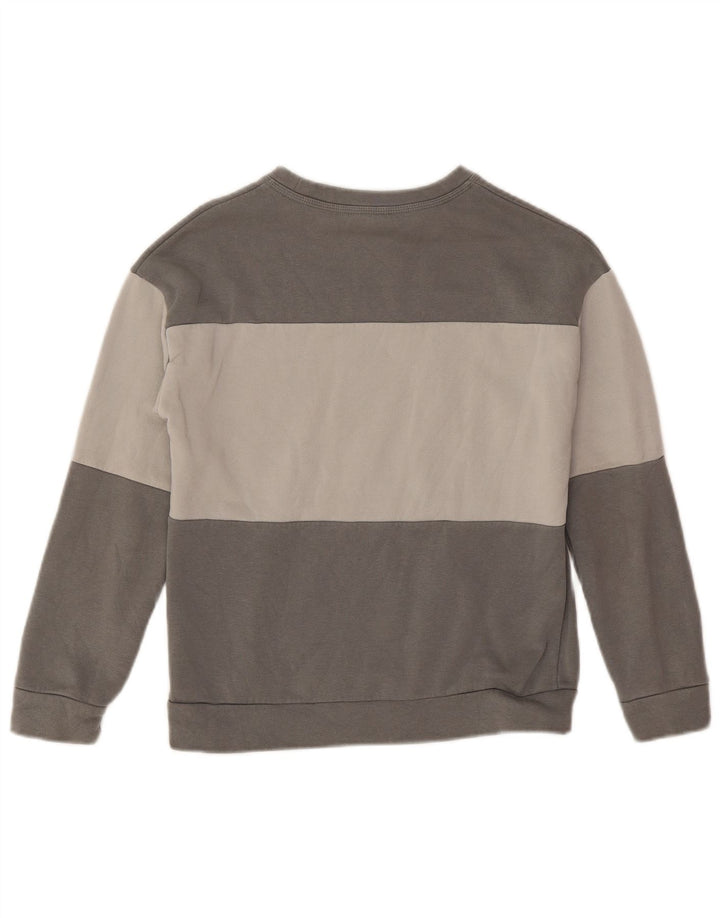 NIKE Sweat-shirt graphique pour garçon 10-11 ans Gris moyen colour block