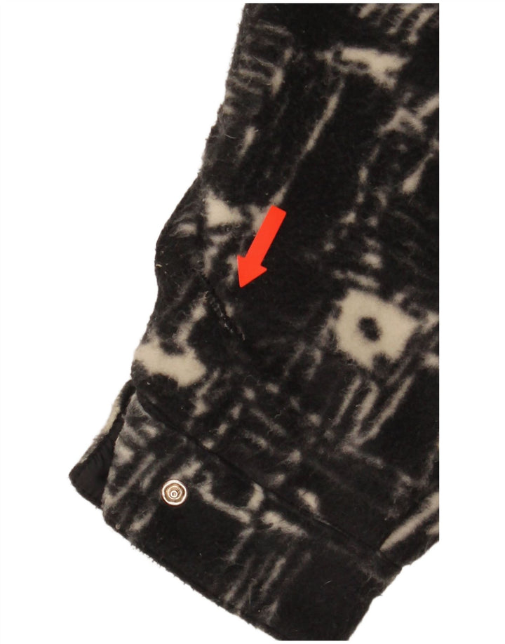 Invicta Veste polaire pour homme UK 38 Medium Noir Géométrique Polyester