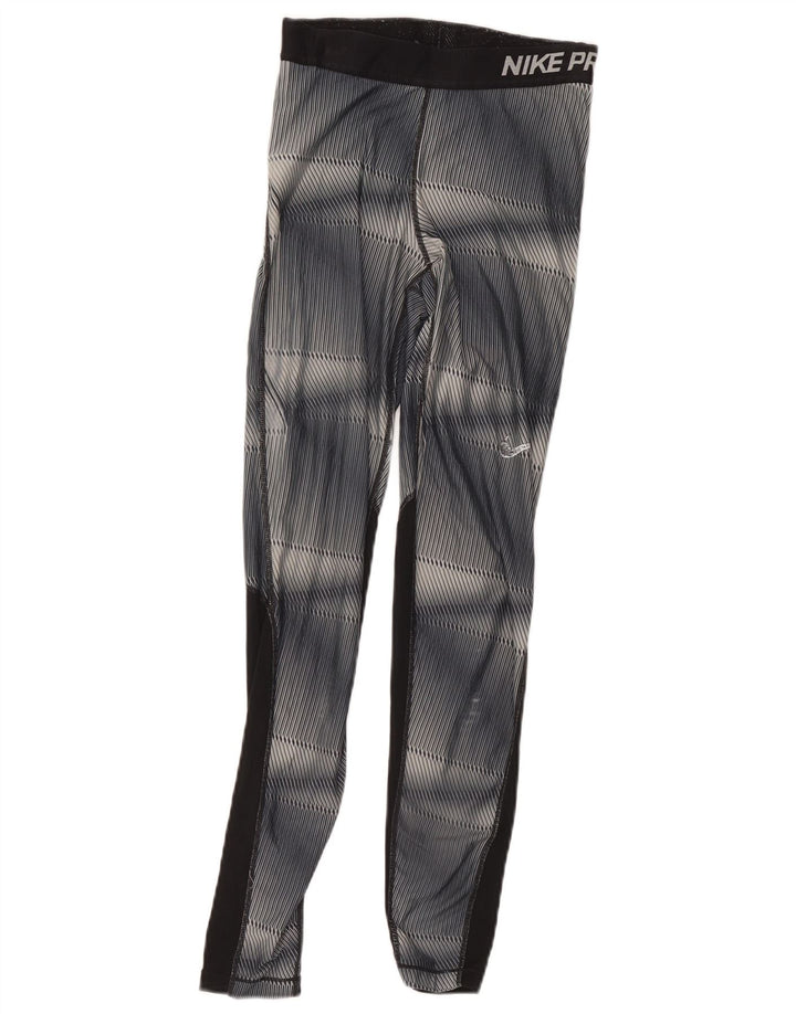 Leggings graphiques Nike pour garçons 10-11 ans, couleur gris bloc, polyester