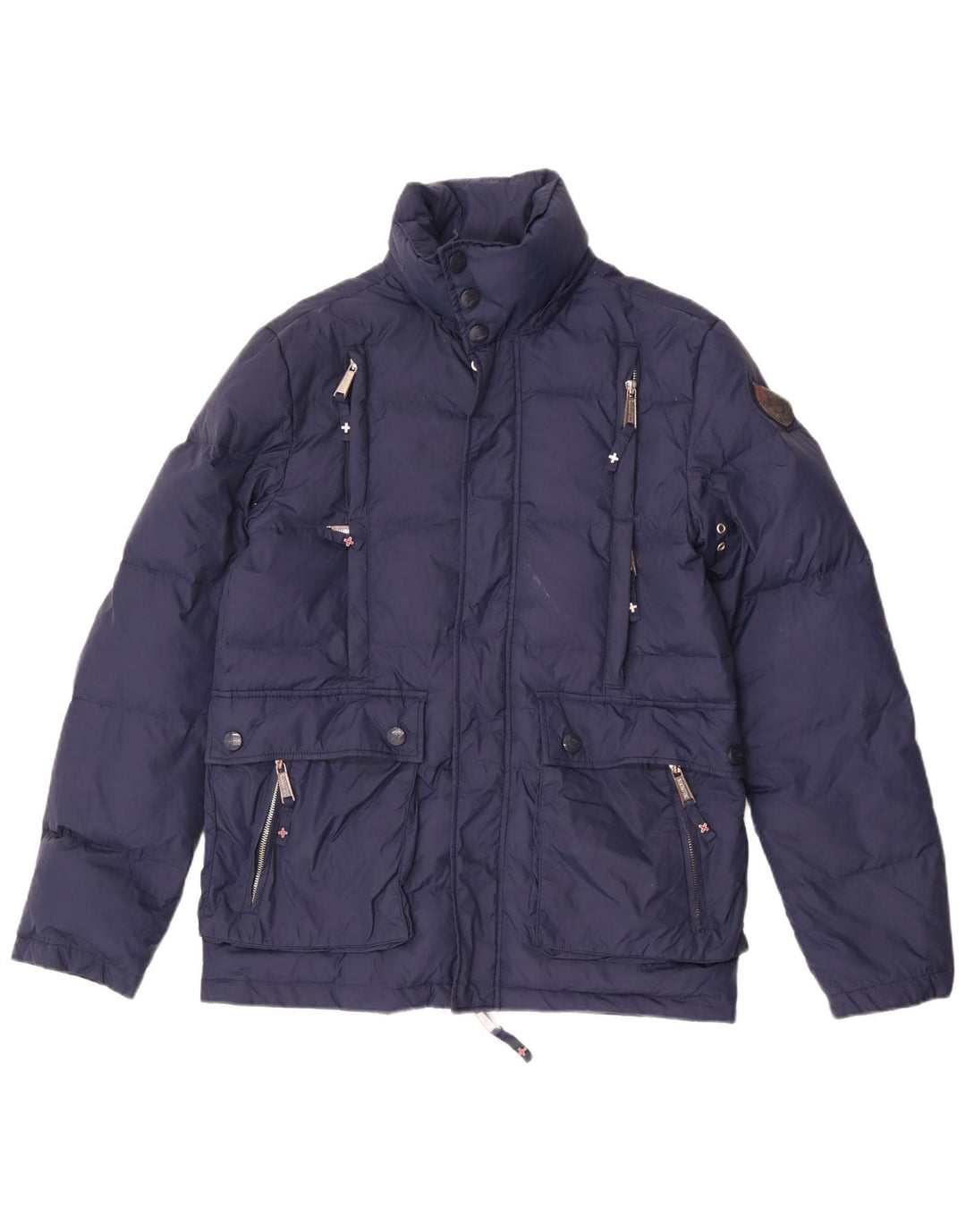 Zu Elements Veste matelassée pour femme UK 36 Small Bleu marine Polyamide