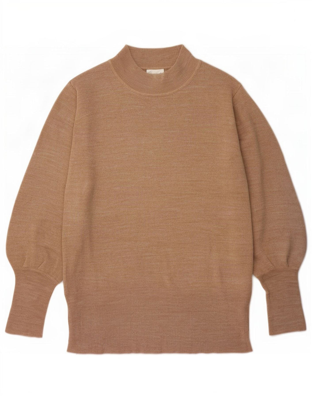 Marks & Spencer Pull col roulé pour femme UK 14 Beige moyen