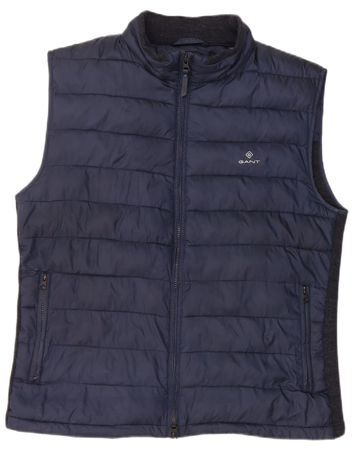 GANT Gilet rembourré pour femme UK 16 Large Bleu marine