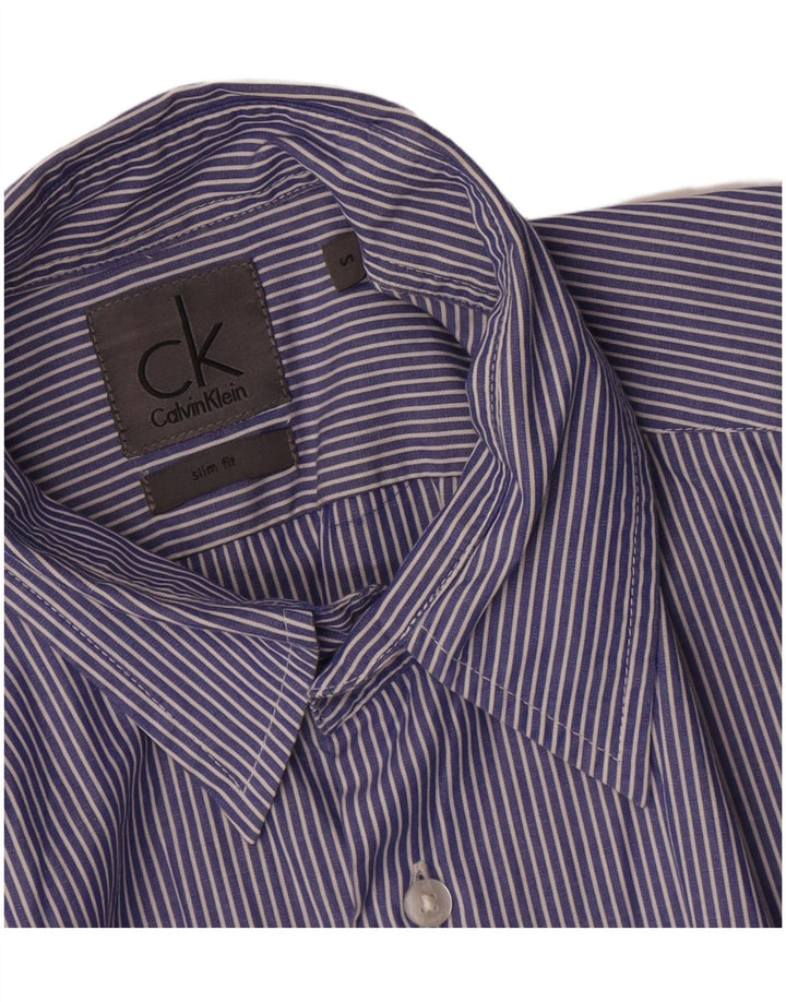 Calvin Klein Jeans Chemise Slim Fit Homme Bleu Rayé