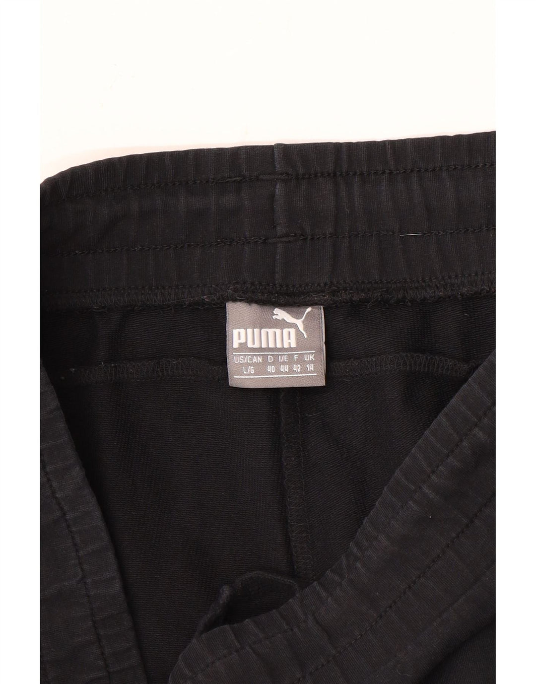 Puma Pantalon de survêtement cargo pour femme UK 14 Large Noir
