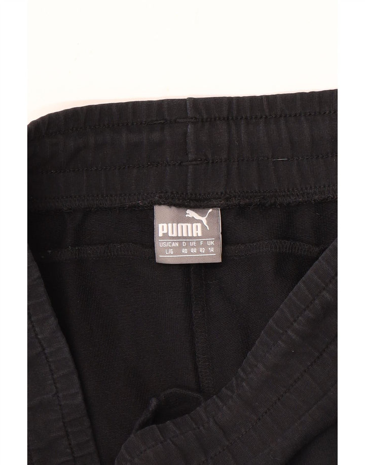 Puma Pantalon de survêtement cargo pour femme UK 14 Large Noir
