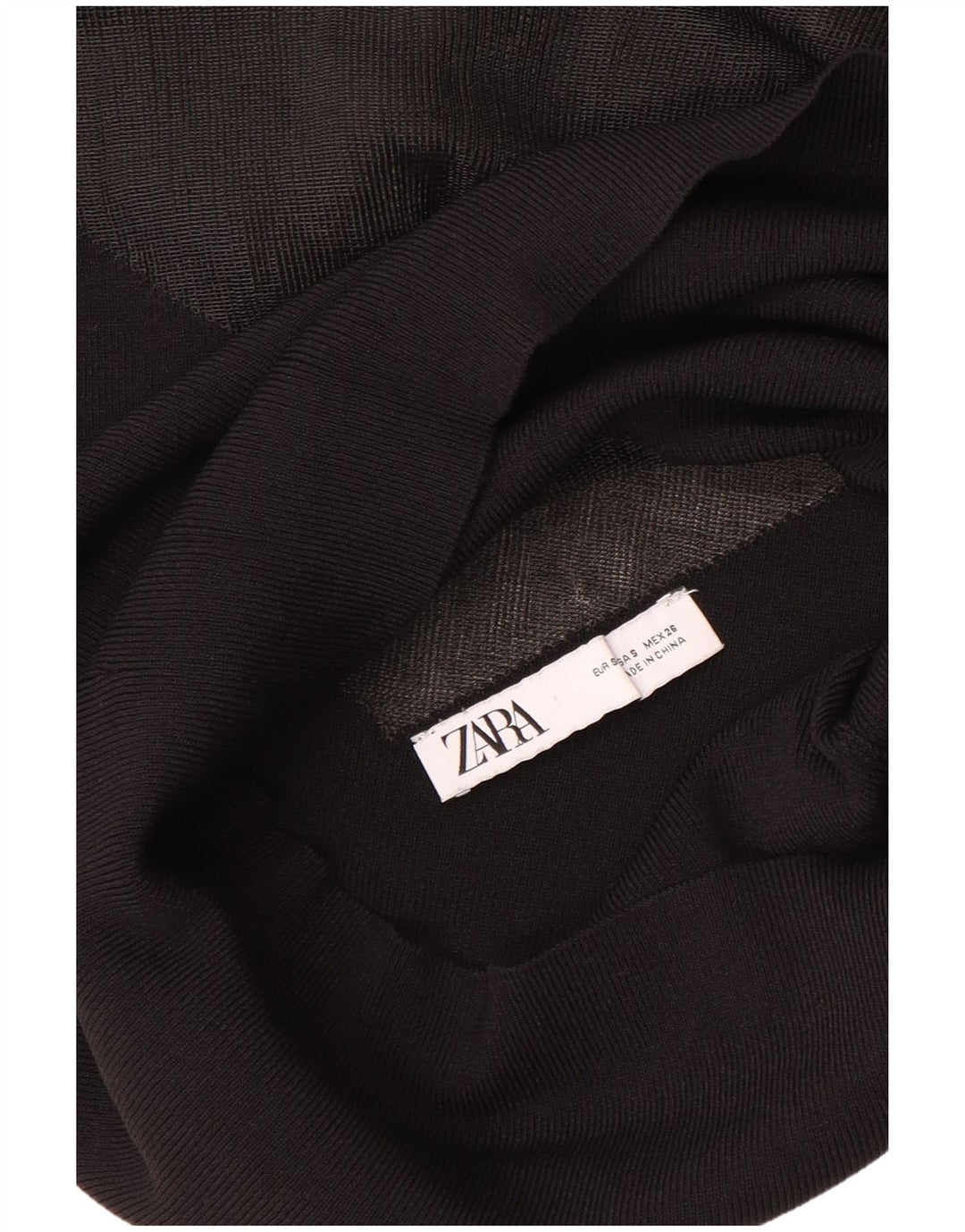 Zara Chemisier transparent pour femme UK 8 Small Noir