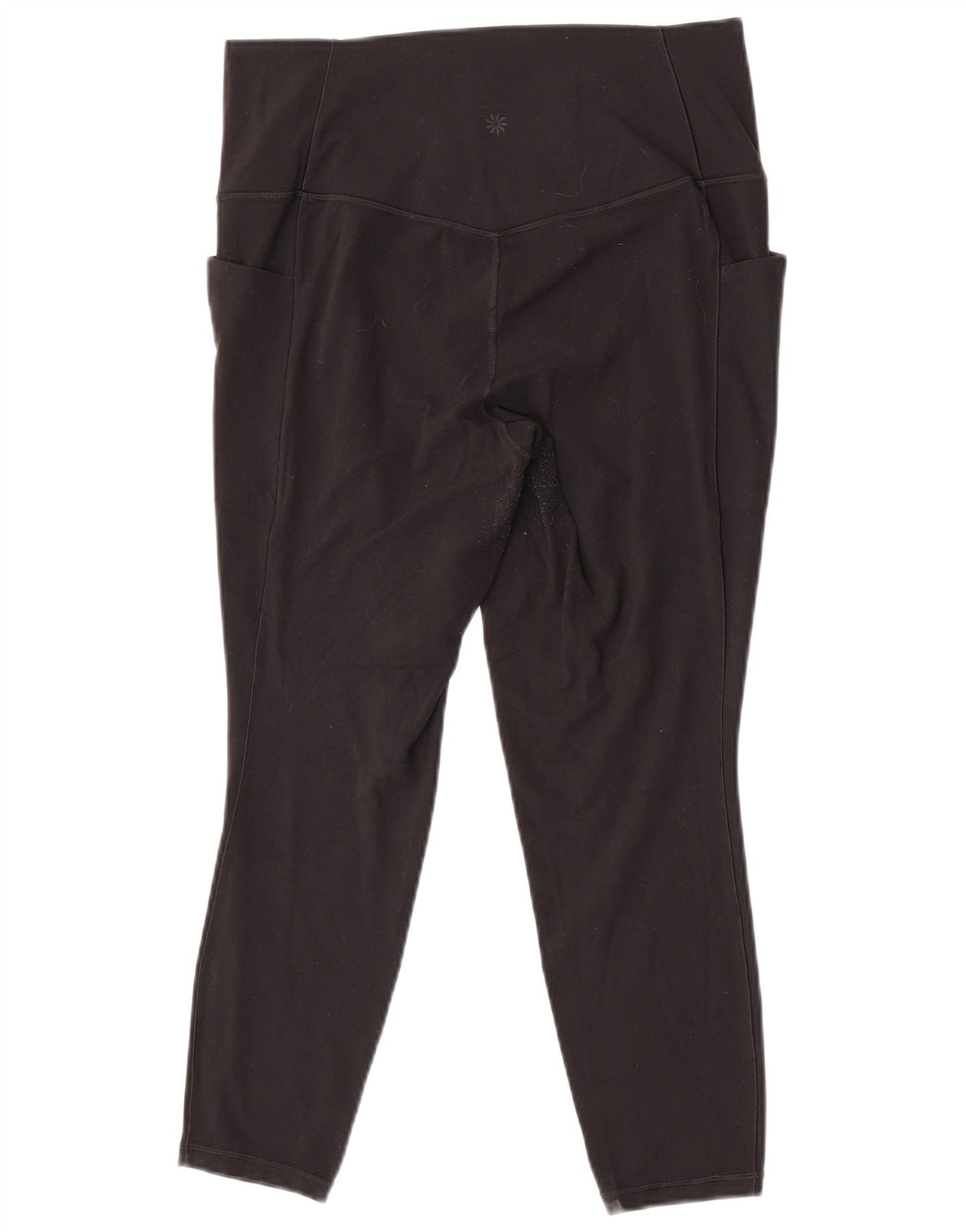 Legging Capri Athleta pour femme UK 16 Large Noir Nylon
