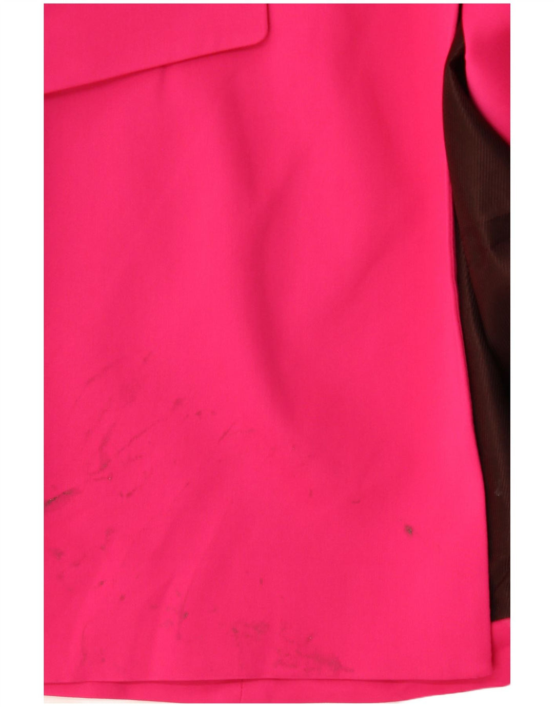 Zara Veste Blazer 2 Boutons Femme UK 12 Viscose Rose Moyen