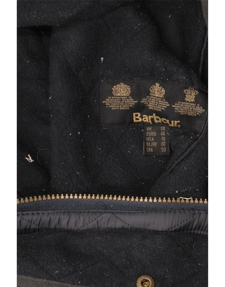 Barbour Veste matelassée pour femme UK 20 2XL Bleu marine