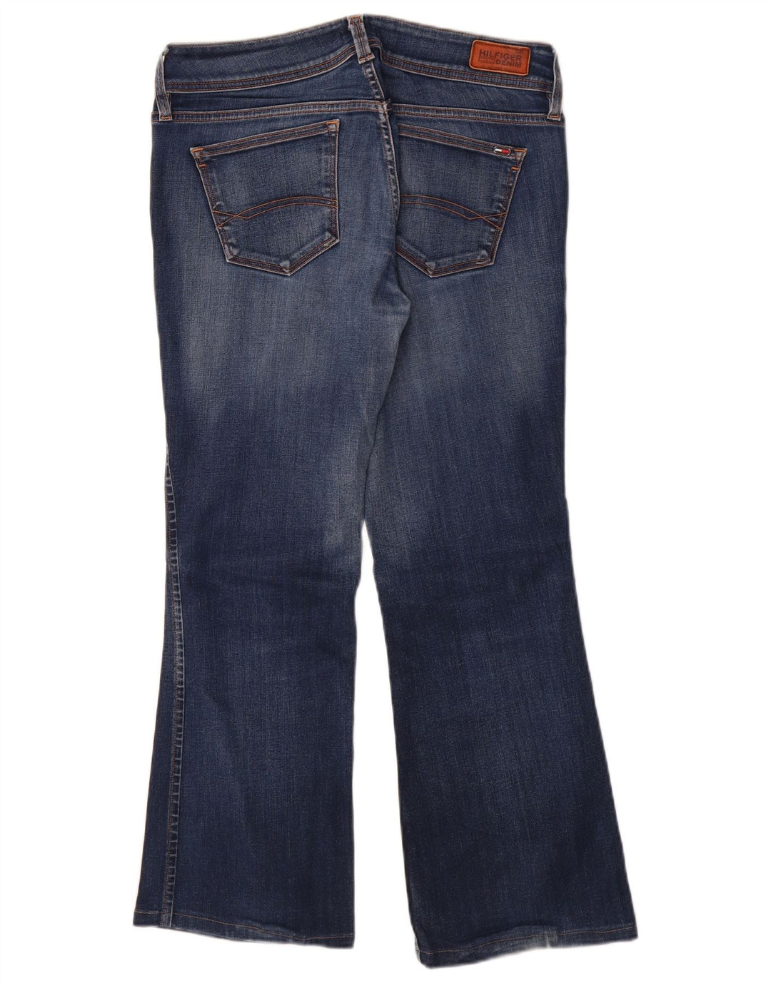 TOMMY HILFIGER Jean Bootcut Femme W30 L27 Bleu Coton
