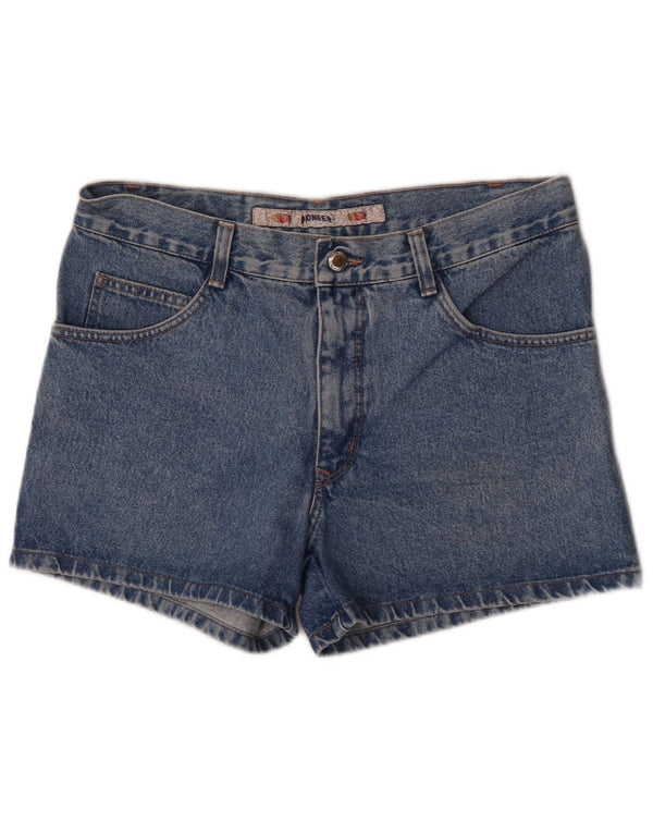 Pioneer Womens Denim Shorts W33 Large Blue