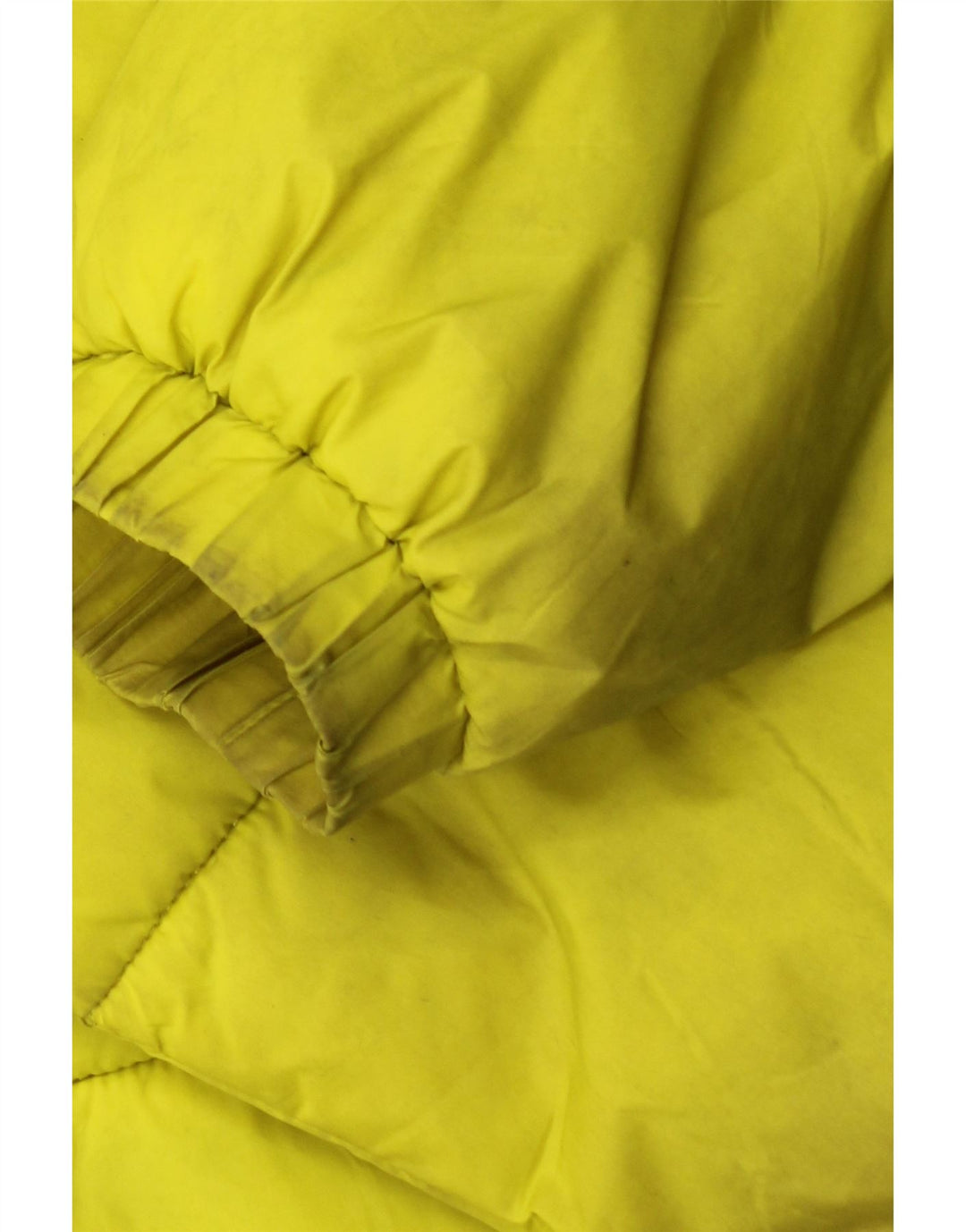 Zara Veste matelassée coupe ample pour homme UK 36 Small Jaune Polyester