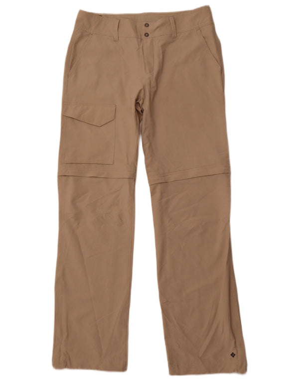 COLUMBIA Pantalon cargo droit pour femme US 8 Medium W30 L32 Beige