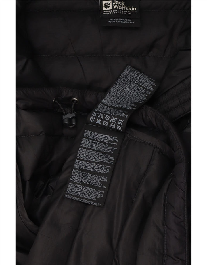Jack Wolfskin Veste matelassée pour homme UK 42 XL Noir Polyester