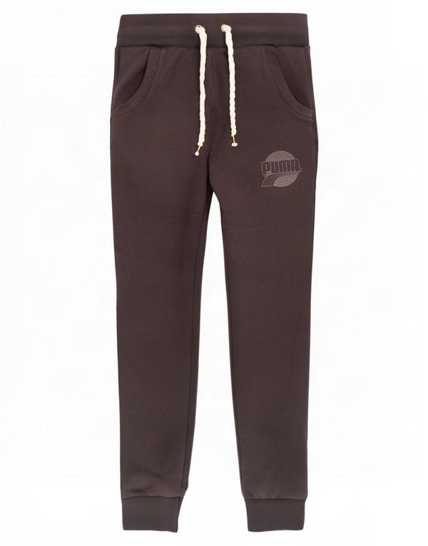 Puma Pantalon de survêtement pour femme Joggers UK 6 XS Noir Coton