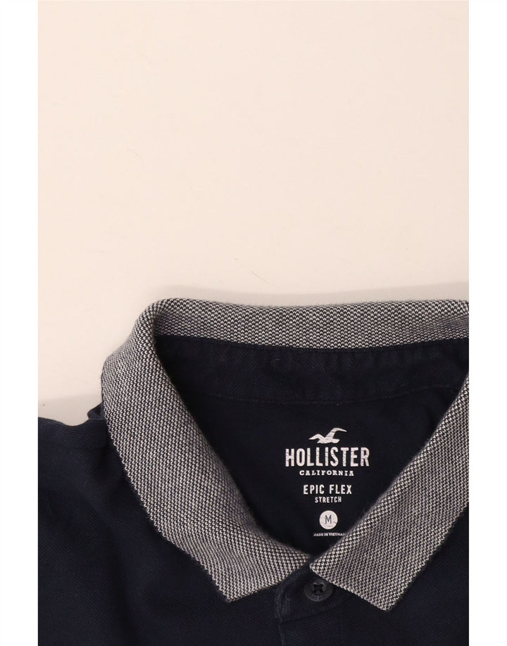 Hollister Polo Rugby Homme Bleu Marine Moyen