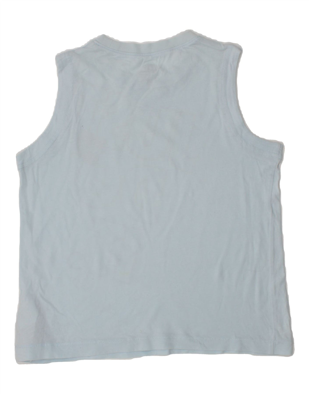 NIKE Boys Graphic Vest Top 6-7 Years Large Blue Cotton Vintage Nike and Second-Hand Nike from Messina Hembry 