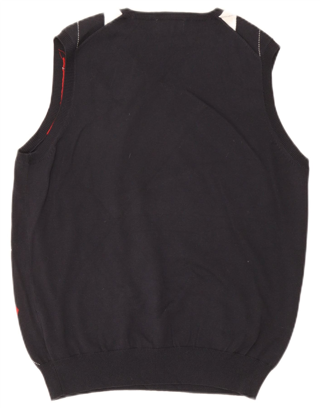 Kappa Débardeur pour homme UK 14 Medium Bleu marine Argyle/Diamond Coton