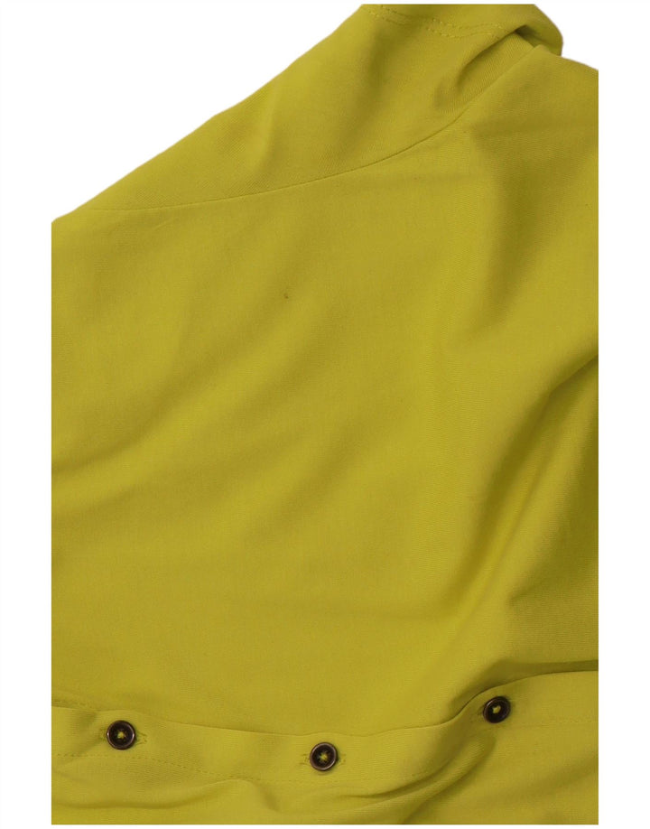 WHITE STUFF Chemisier à manches courtes pour femme UK 14 Coton vert moyen