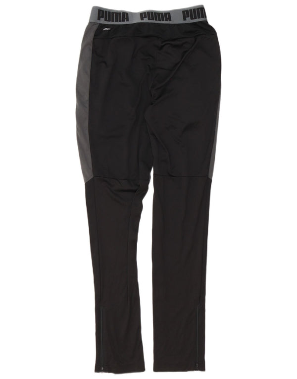Puma Pantalon de survêtement pour homme Small Noir Colorblock Polyester Sports