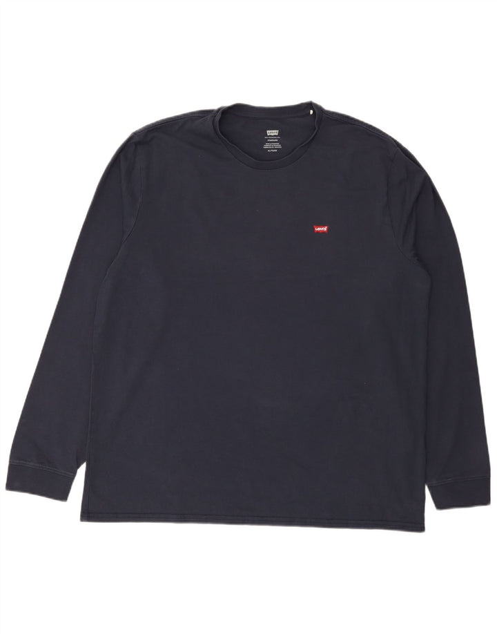 Levi's Haut Standard Manches Longues XL Homme Bleu Marine Coton