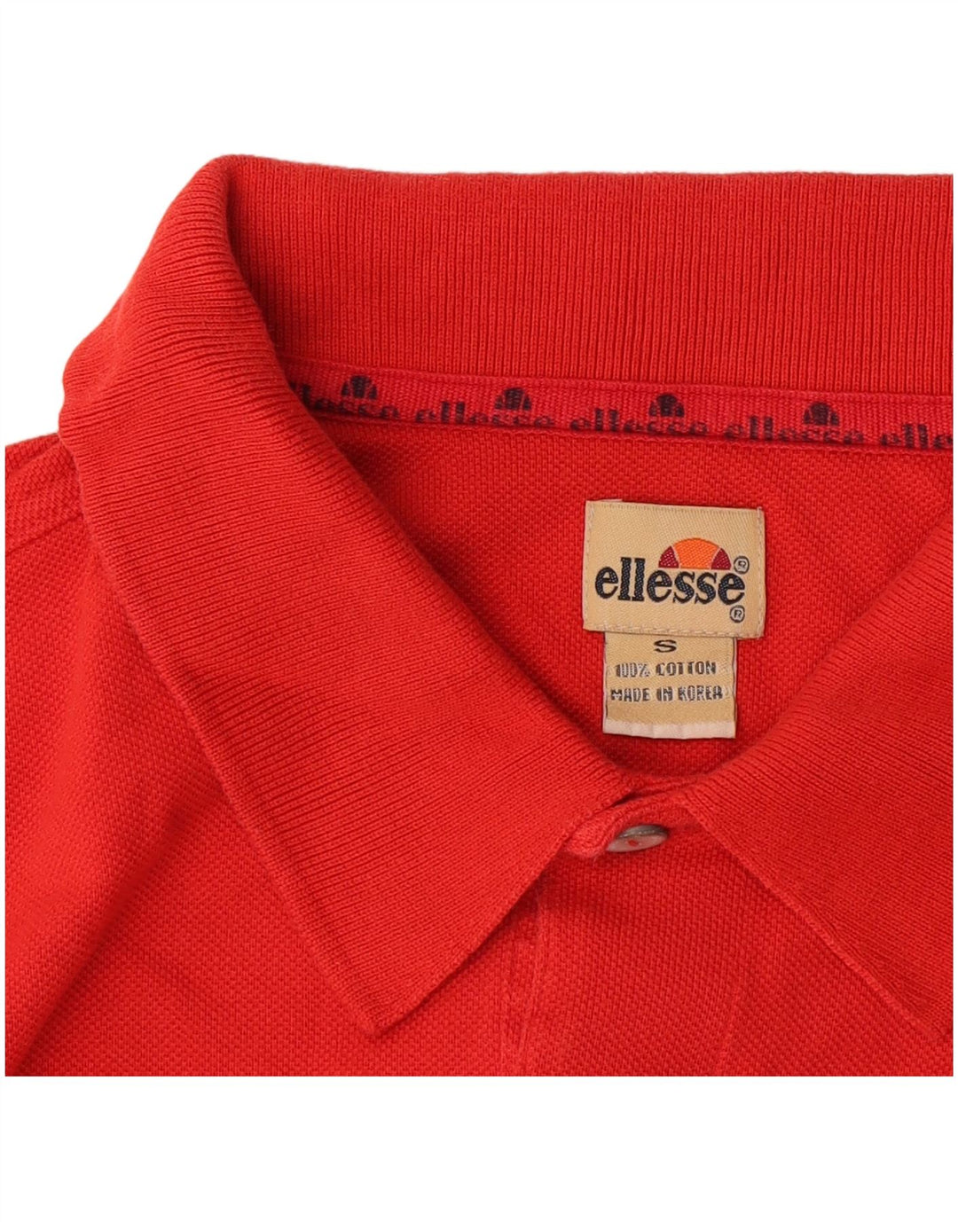 Ellesse Polo Homme Petit Orange Coton