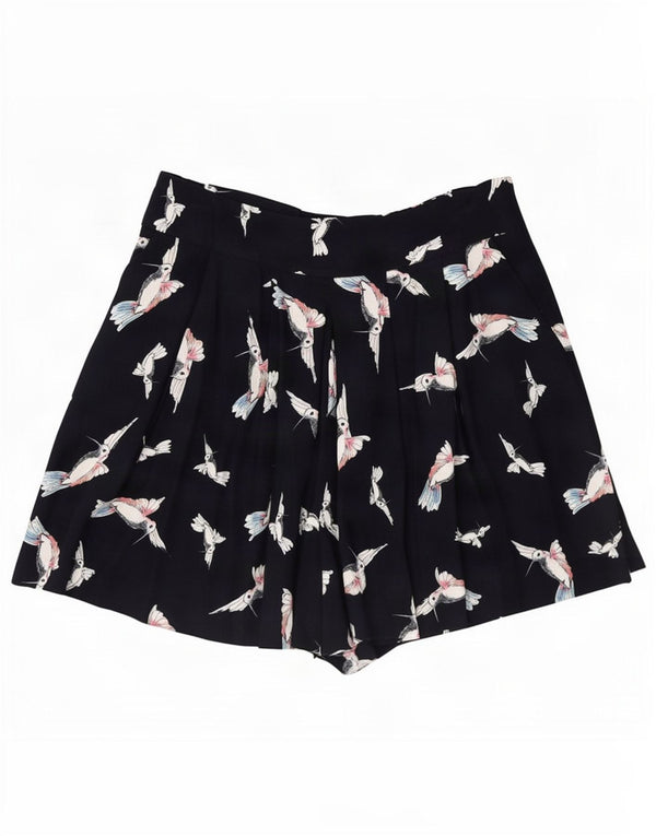 Zara Short Graphique Pegged Casual Femme Moyen W28 Bleu Marine