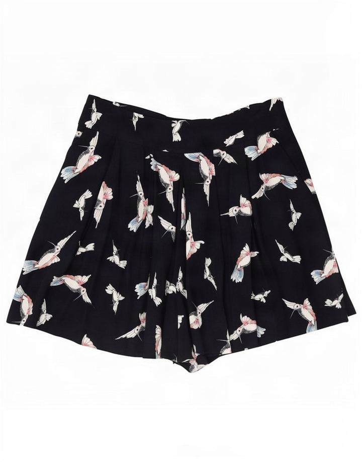 Zara Short Graphique Pegged Casual Femme Moyen W28 Bleu Marine
