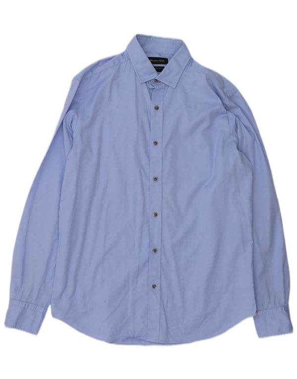 Massimo Dutti Chemise Homme Bleu Moyen