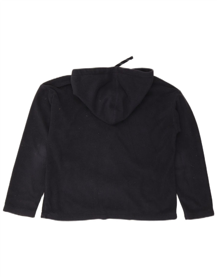 Champion Pull polaire surdimensionné graphique pour femme UK 10 Small Noir