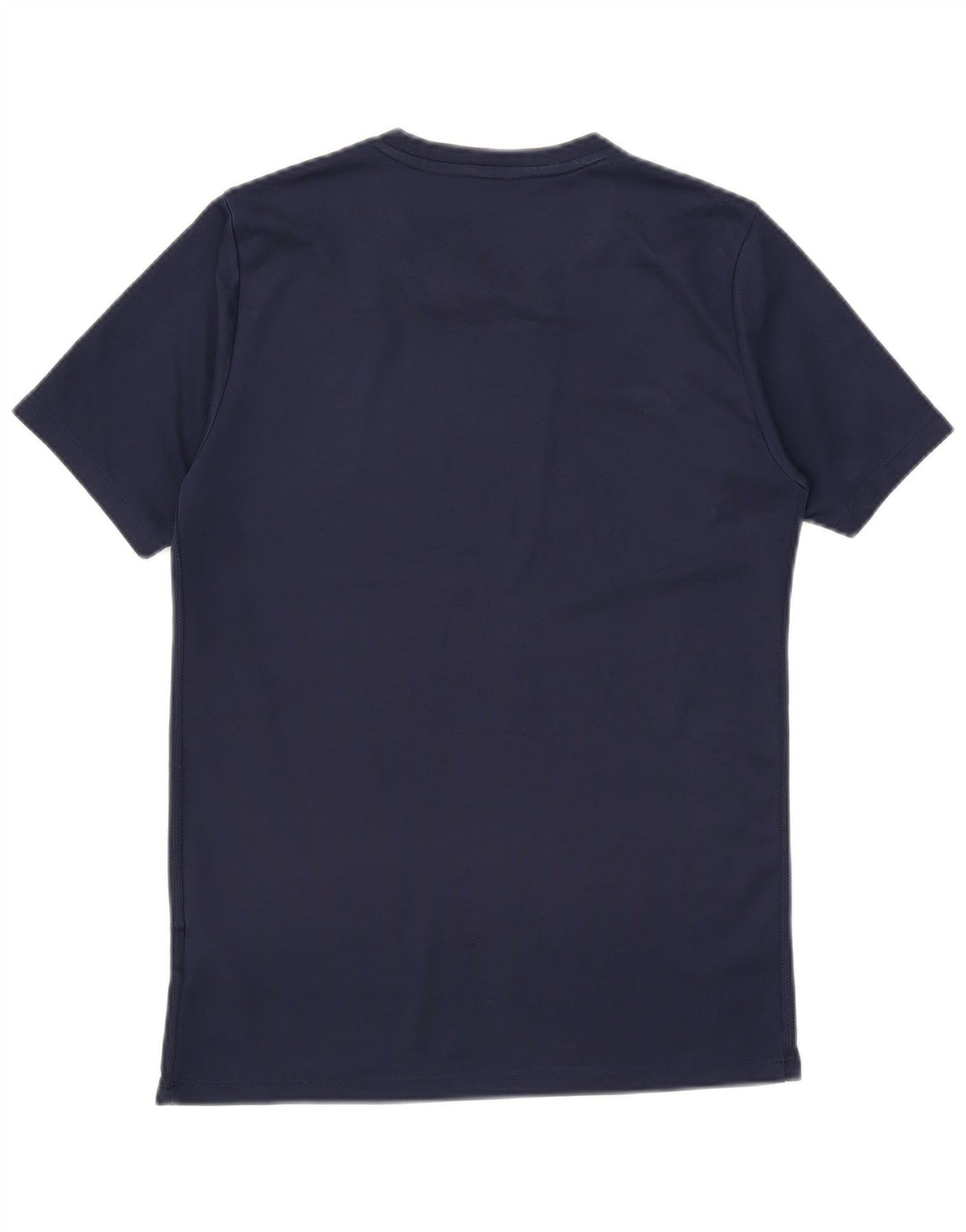 NIKE Homme Dri Fit T-Shirt Haut Bleu Marine Moyen Polyester