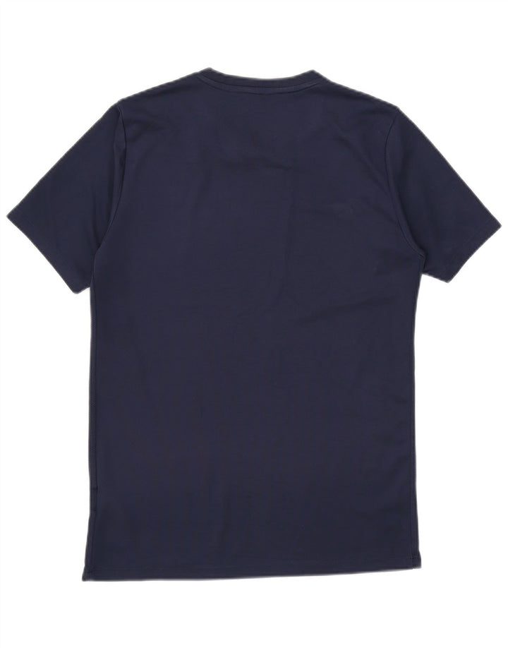 NIKE Homme Dri Fit T-Shirt Haut Bleu Marine Moyen Polyester