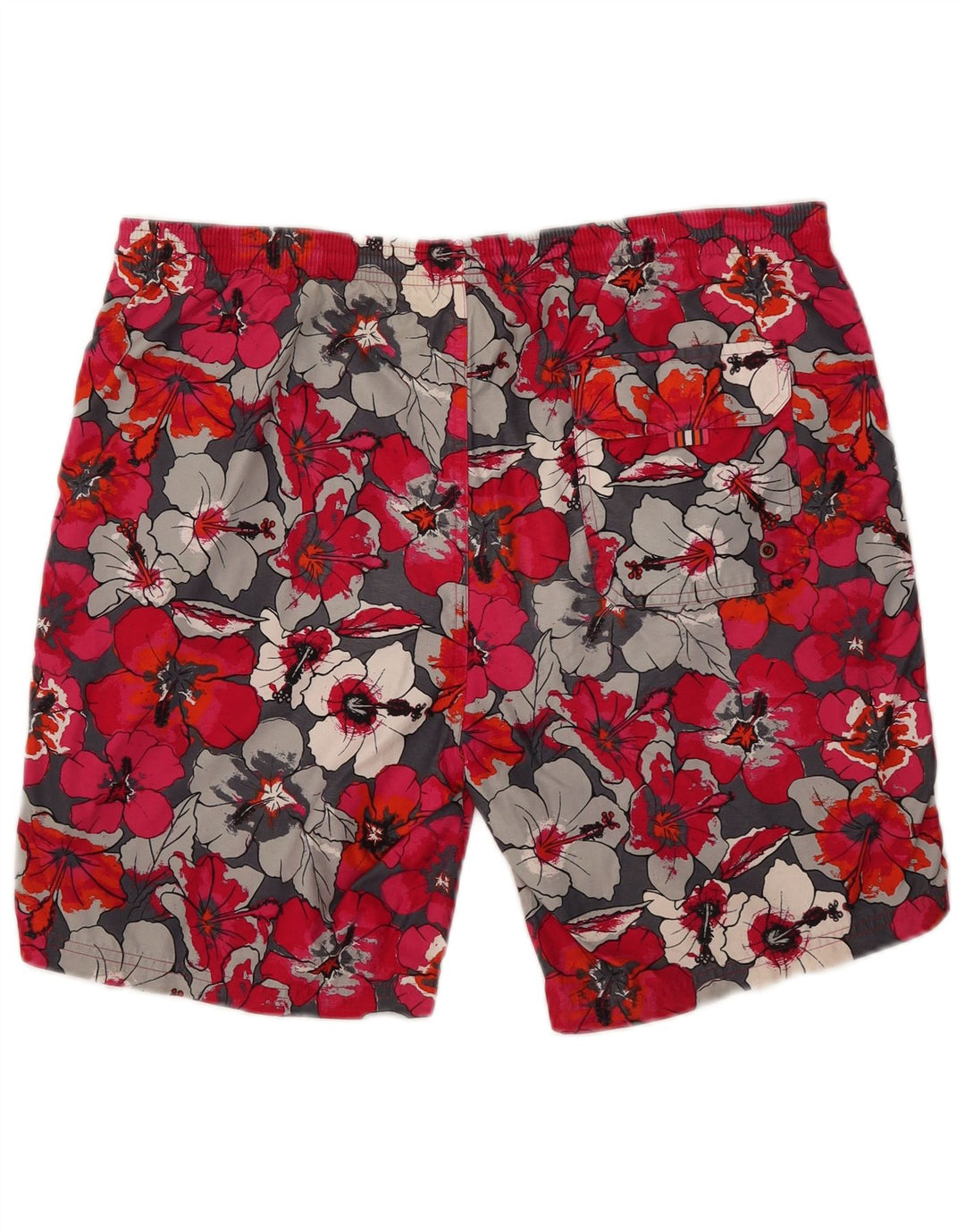 Hugo Boss Short de bain pour homme, grand motif floral rouge