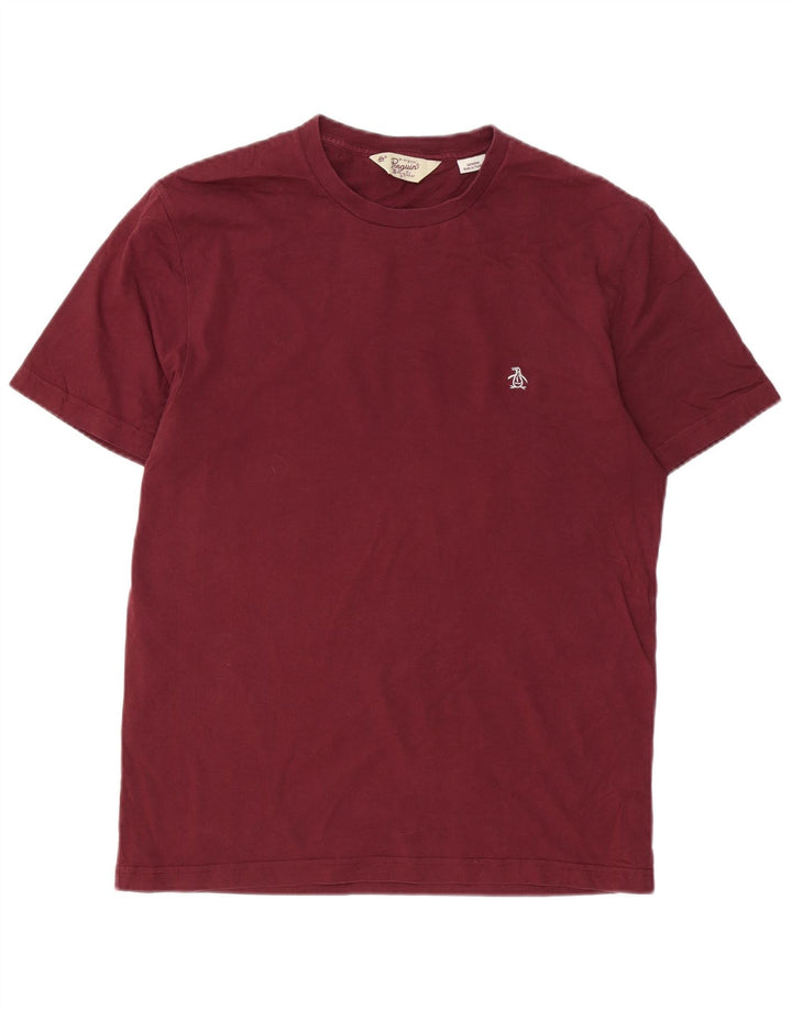 PENGUIN T-Shirt Homme Coton Bordeaux Moyen