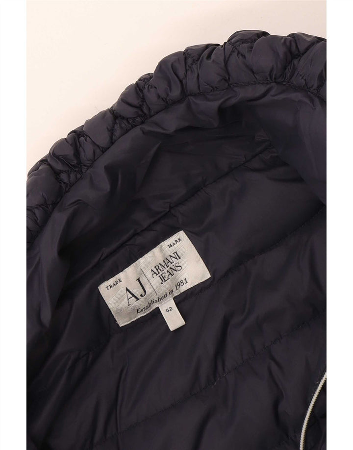 Armani Jeans Veste matelassée Femme IT 42 Bleu Marine Moyen